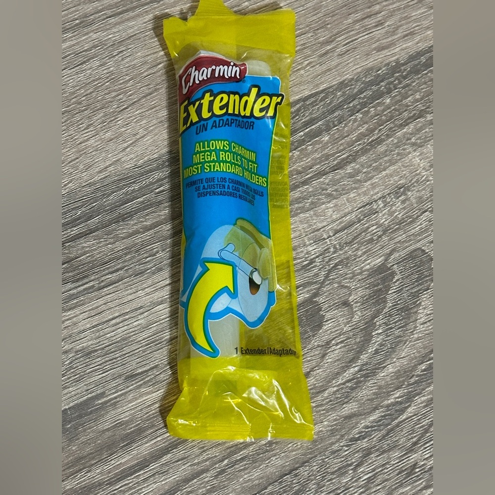 Charmin Toilet Paper Extender Adapter‎ Mega Roll Fits Most Standard Holders NIP